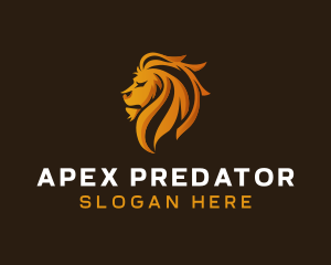 Lion Predator Minimalist logo design