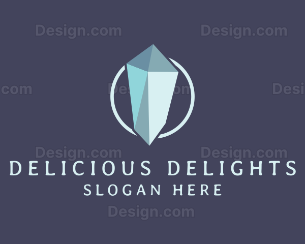 Diamond Crystal Gemstone Logo