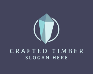 Diamond Crystal Gemstone logo design