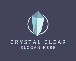 Diamond Crystal Gemstone logo design