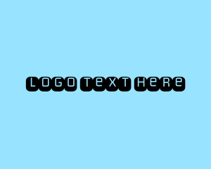 Typeface - Digital Code Wordmark logo design