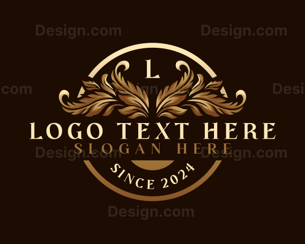 Decorative Leaf Boutique Logo