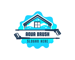 Sparkling Pressure Washer logo design