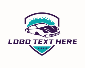 Car Vehicle Washing logo