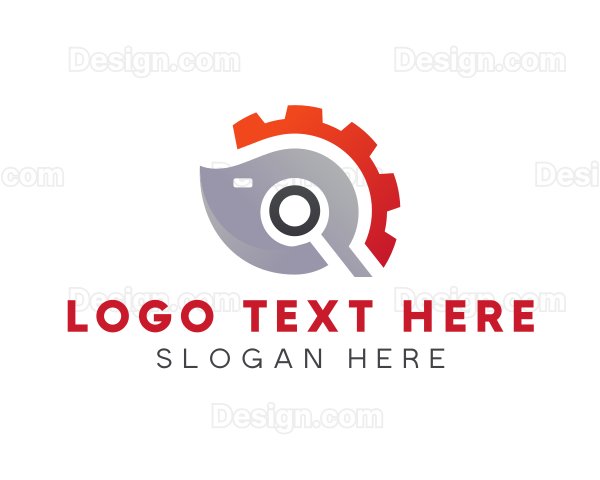 Industrial Photography Lens Logo