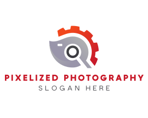 Industrial Photography Lens logo design