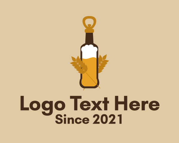 Bottle Opener logo example 2