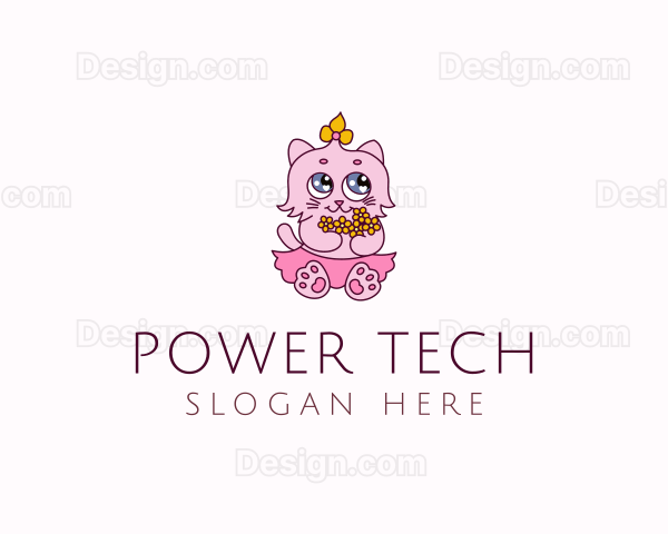 Pretty Cat Pet Logo