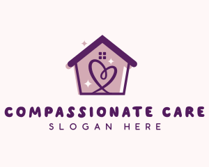 Caregiver Love Heart logo design