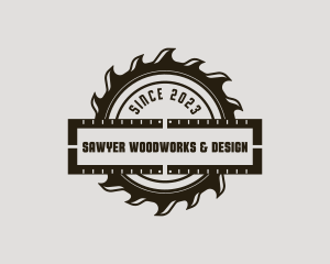 Circular Saw Ruler logo design