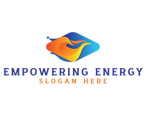 Fire Energy Fuel logo design