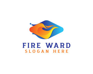 Fire Energy Fuel logo design