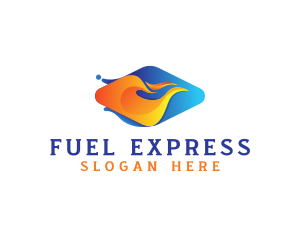 Fire Energy Fuel logo design