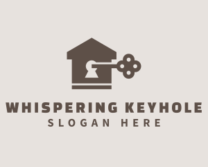 Housing Key Hole logo design