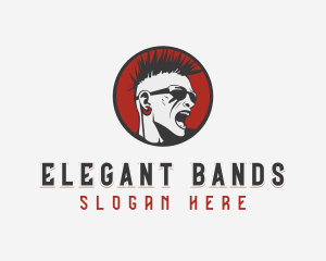 Mohawk Rock Band logo design