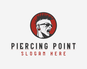 Mohawk Rock Band logo design