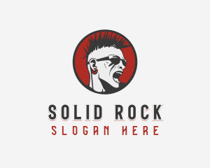 Mohawk Rock Band logo design