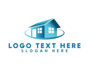 House Roofing Renovation Logo