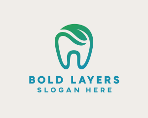 Dental Green Tooth Dentist logo design