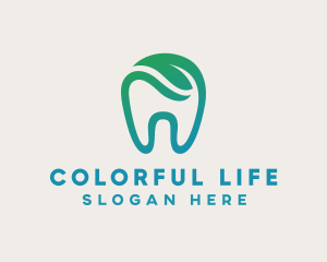 Dental Green Tooth Dentist logo design