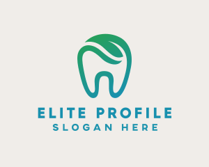 Dental Green Tooth Dentist logo design