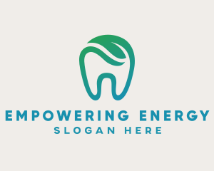 Dental Green Tooth Dentist logo design