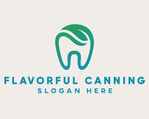 Dental Green Tooth Dentist logo design