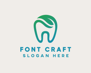 Dental Green Tooth Dentist logo design