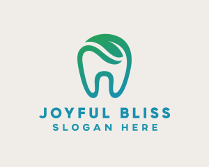 Dental Green Tooth Dentist logo design