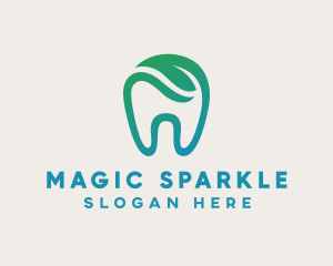 Dental Green Tooth Dentist logo design