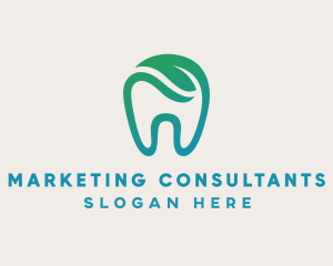 Dental Green Tooth Dentist logo design