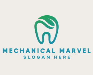 Dental Green Tooth Dentist logo design