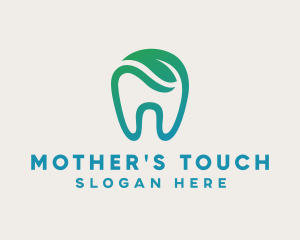 Dental Green Tooth Dentist logo design