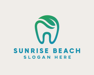 Dental Green Tooth Dentist logo design