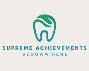 Dental Green Tooth Dentist logo design