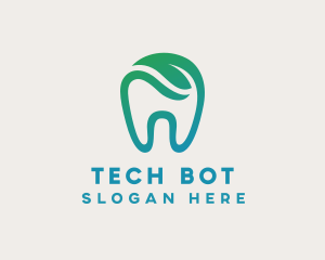 Dental Green Tooth Dentist logo design