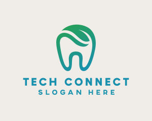 Dental Green Tooth Dentist logo design