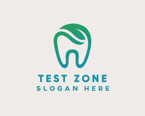 Dental Green Tooth Dentist logo design