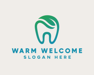 Dental Green Tooth Dentist logo design