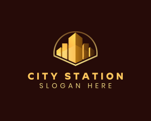 Luxury Building City logo design