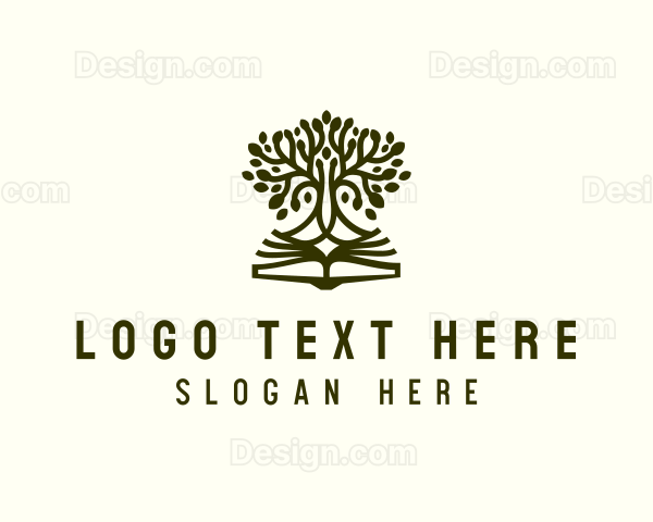 Education Tree Book Logo