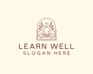 Yoga Wellness Meditation logo design