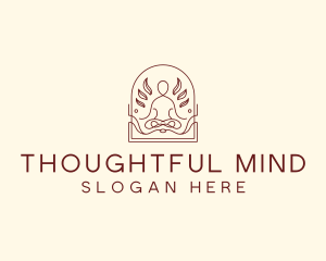 Yoga Wellness Meditation logo design