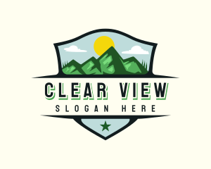 Nature Mountain View logo design