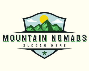 Nature Mountain View logo design