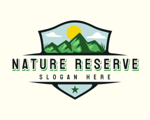 Nature Mountain View logo design