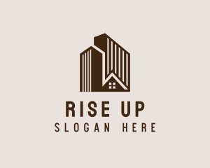 High Rise Housing Property logo design