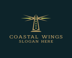 Coastal Lighthouse Tower  logo design