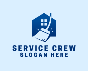 Blue Janitorial Service logo
