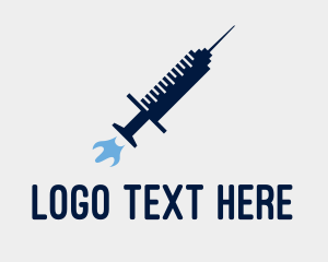 Memories - Injection Syringe Launch logo design